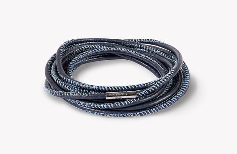 Raphael Mini Pop bracelet in blue leather