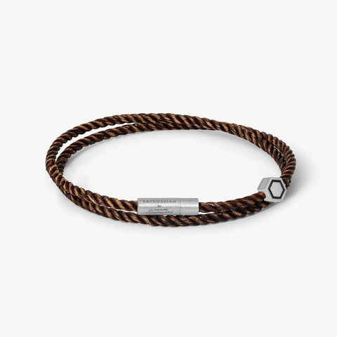 Automobili Lamborghini Hex Mini Pop Pelle In Brown
