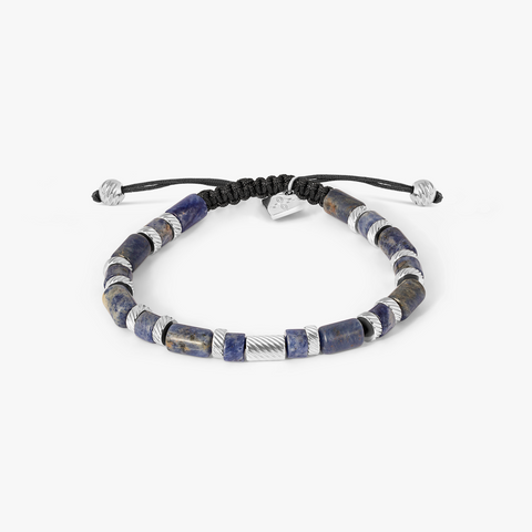 Thompson Sodalite Twist Beaded Bracelet