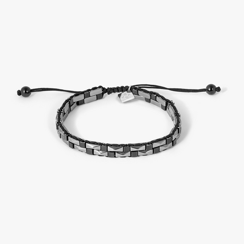 THOMPSON Mini Pyramid Bracelet With Hematite