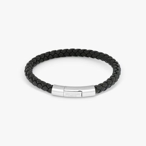 Tubo Charles Taito Armband aus schwarzem Sterlingsilber