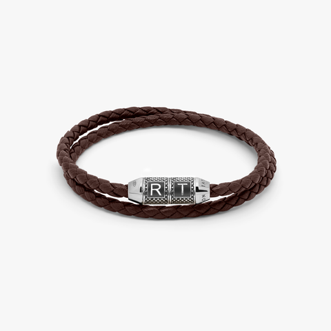 Lucky Me Armband in Braun