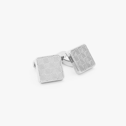 Thompson Silver Palladium Plated Metalico Energy Manschettenknöpfe