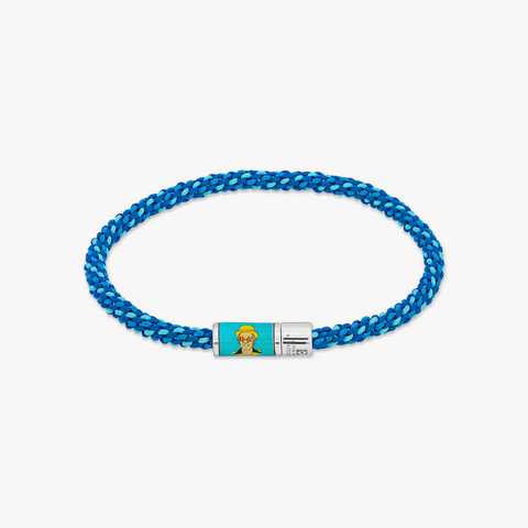 ELTON JOHN Blue Star Pop Recycle Armband aus Edelstahl
