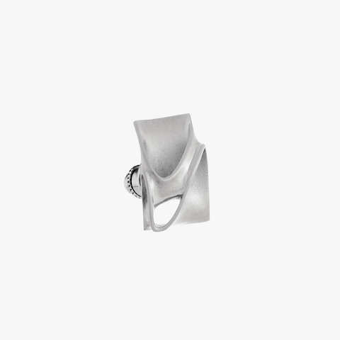 ZAHA HADID DESIGN Tyne Pin aus palladiertem Stahl