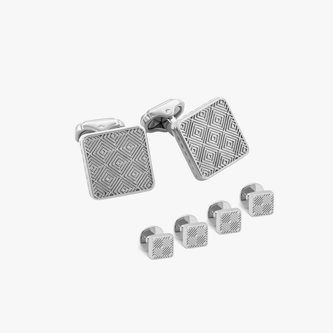 Thompson Silber palladierte Hemdnieten